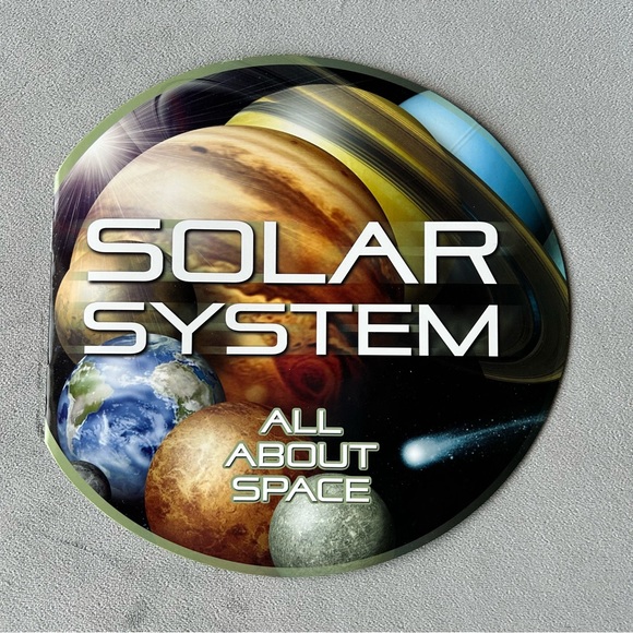 Set of 4 ~ All About Space ~ Books ~ Earth Sun Moon Solar System - Picture 9 of 12